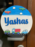 Personalised name plaque - cars