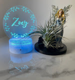 Personalised LED Night Light - Wreath Design - Lighting