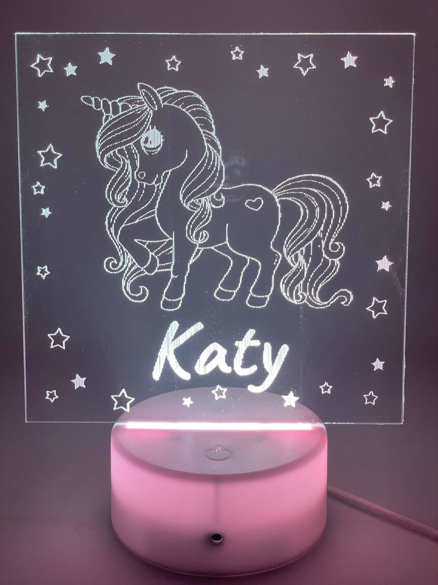 Personalised Unicorn Night Light - Lighting